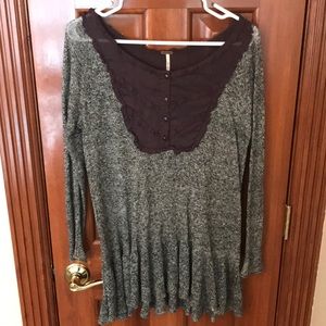 Gray and Purple Sweater